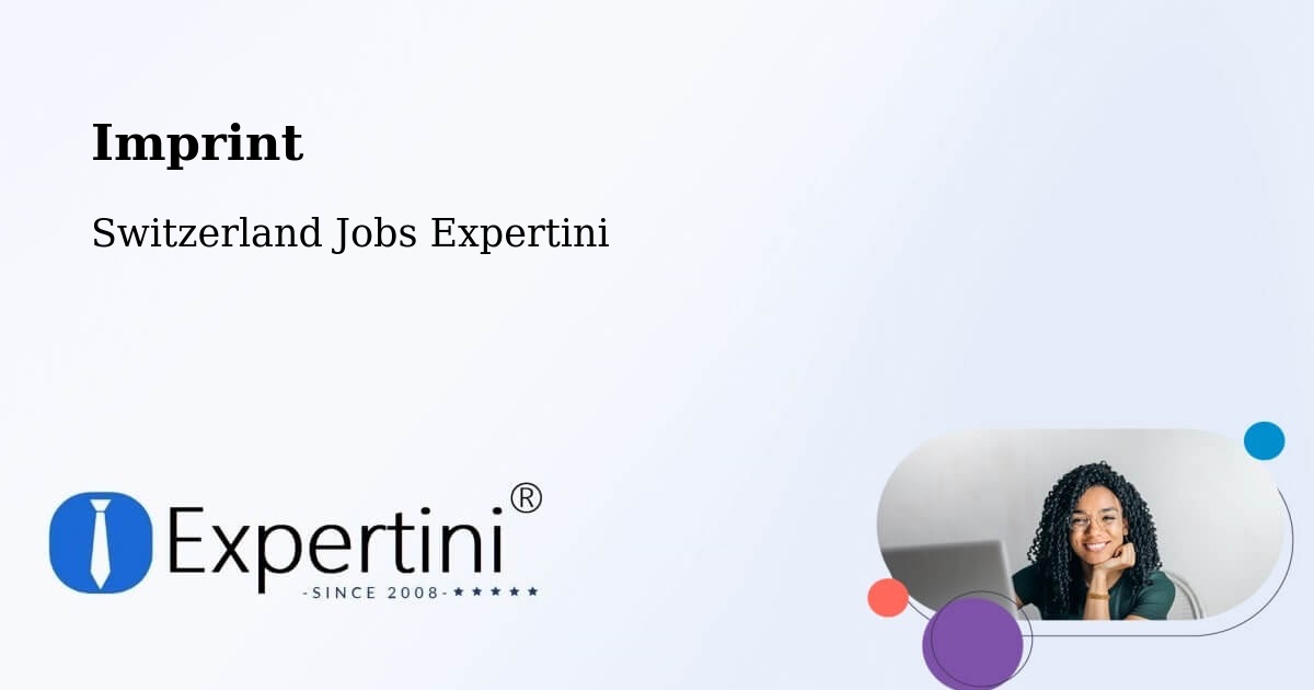 Imprint – Bonaduz - Switzerland Jobs Expertini